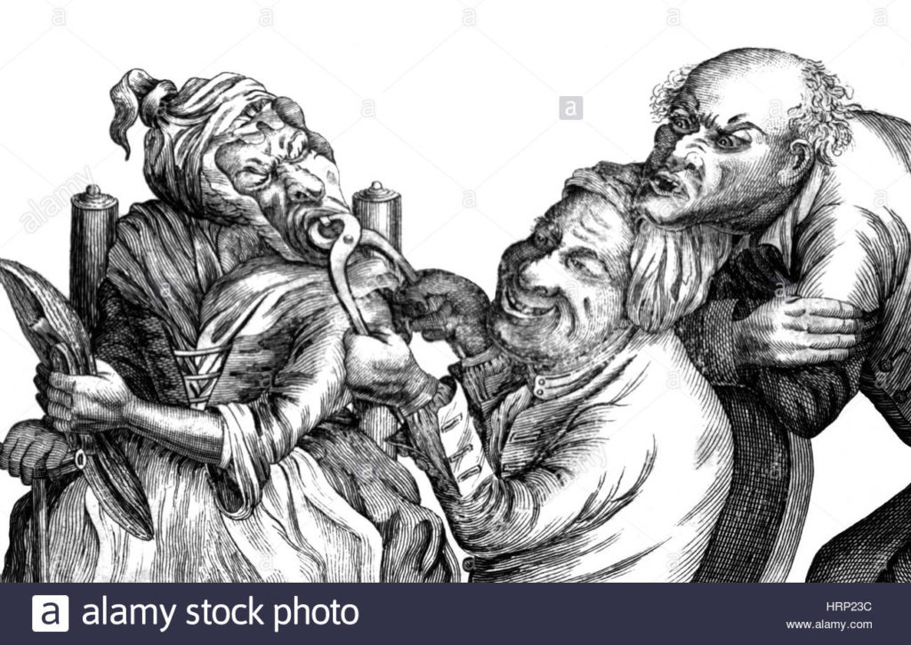 Dentistry Caricature Tooth Extraction 1773 HRP23C 1024x725